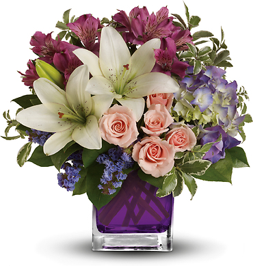 Garden Romance Cube Bouquet