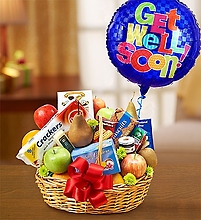 Get Well Fruit &amp; Gourmet Basket