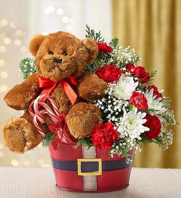 Santa Bear Bouquet