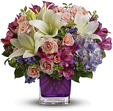 Garden Romance Cube Bouquet