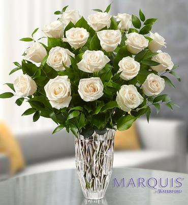 Marquis by Waterford&reg; White Roses for Sympathy