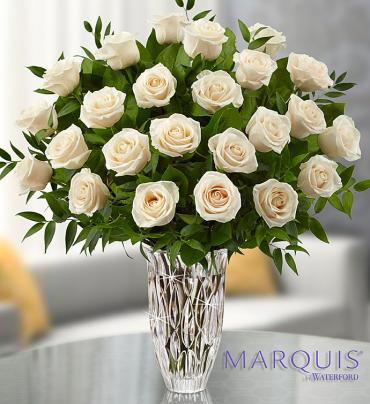 Marquis by Waterford&reg; White Roses for Sympathy