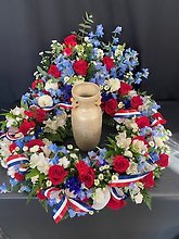 Red White Blue Urn Tribute