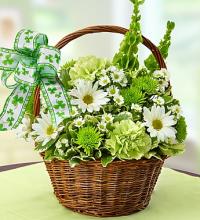 St. Patrick\'s Day Flower Basket