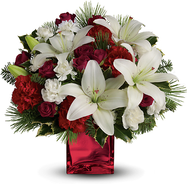 Christmas Cube Bouquet