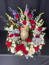 American Flag Urn Tribute