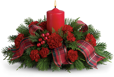 Christmas Centerpiece in Red
