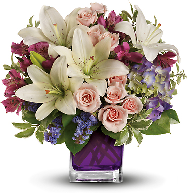 Garden Romance Cube Bouquet